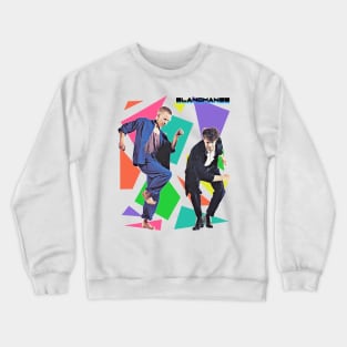 Retro 80s Synth Pop Blancmange Tribute Crewneck Sweatshirt